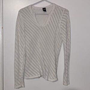 Gap White Sweater
